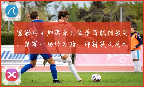 富勒姆主帅席尔瓦因辱骂裁判被罚：禁赛一场+9万镑，详解英足总处罚依据与流程