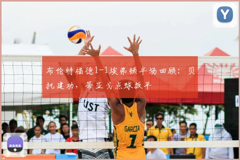 布伦特福德1-1埃弗顿半场回顾：贝托建功，蒂亚戈点球扳平
